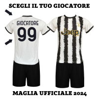 kit Maglia Vlahovic 9 Juventus ufficiale autorizzata 2023/2024 bianconera Juve home